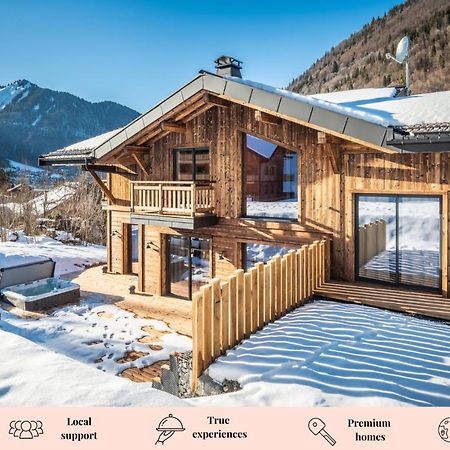 מונטריון Chalet Azobe Morzine - By Emerald Stay מראה חיצוני תמונה