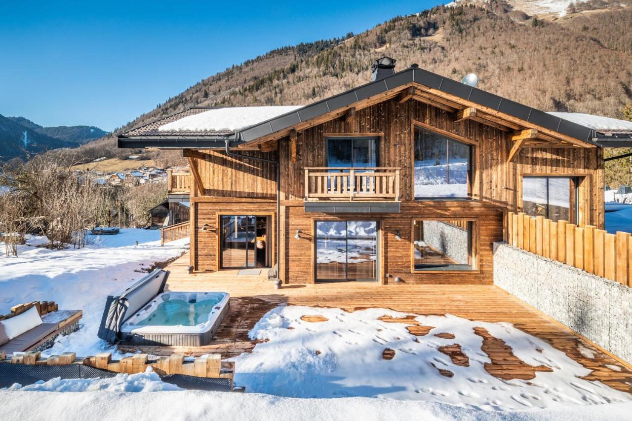 מונטריון Chalet Azobe Morzine - By Emerald Stay מראה חיצוני תמונה